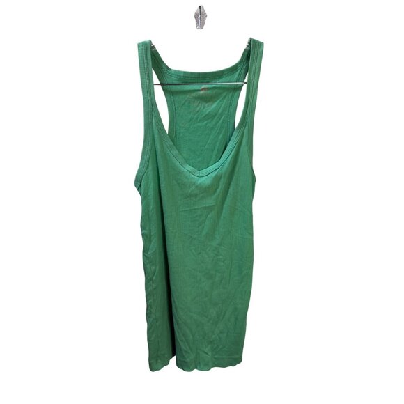 Banana Republic Green Racerback Tank Top Womens XS Cotton Blend Casual Lightweig - Picture 1 of 6